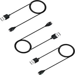 Зарядний пристрій DK CDK для Garmin Forerunner 970 кабель (1m) USB 3 шт. (014446) (black)
