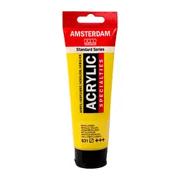 Фарба акрилова Amsterdam 831, Жовтий металік 120 мл