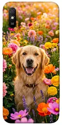 TPU чохол Demsky Flowery labrador для Xiaomi Redmi 9A