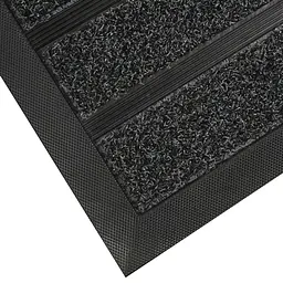 Килимок гумовий Eco Fabric з вставками з поліпропіленового ворсу сірий 45 х 75 см (4575-901) - мініатюра 6