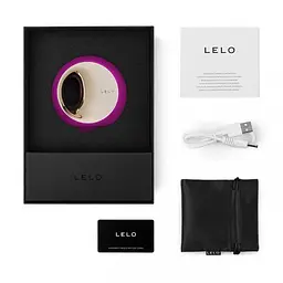 Імітатор Lelo Ora 3 Розкішний кунілінгуса, 7.5х8 см малиновий - мініатюра 3