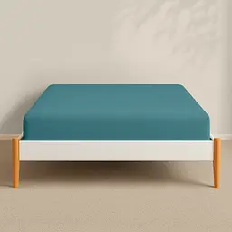 Простирадло Cosas на резинці фланель 90х200 azure, бірюзовий (Flannel_68Azure_90x200x20) - мініатюра 3