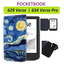 Чохол до електронної книги BeCover Smart Case PocketBook 629 Verse / 634 Verse Pro 6" Night (710980) - мініатюра 8