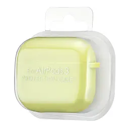 Чохол Silicone Case 2,5mm with microfiber for AirPods 3 Shiny Yellow - мініатюра 2