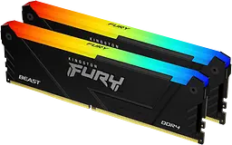 Оперативна пам'ять Kingston Fury 64GB (2x32GB) DDR4 3600MHz Beast RGB Black (KF436C18BB2AK2/64)