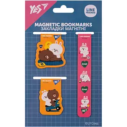 Набір закладинок магнітних Yes Line Friends 30 шт. (708357) - мініатюра 2