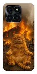 Чохол Demsky Burning cat для Huawei Honor X6a