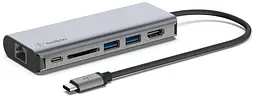 Адаптер Belkin USB-C 6in1 Multiport Dock - мініатюра 3