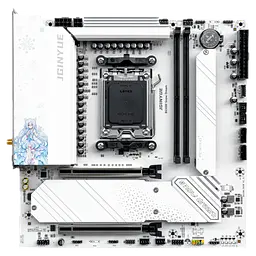 Материнська плата JGINYUE B650M Snow Dream Socket AM5 (JG-B650M-SD) Б/В