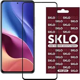 Захисне скло SKLO 3D Full Glue Tempered Glass для Xiaomi Poco M4 Pro 5G/11T 5G/Note 11 5G [Black] [67082] - мініатюра 2