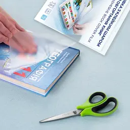 Плівка самоклеюча для книг 360х500 мм 10 шт. прозора (K-094) - мініатюра 3