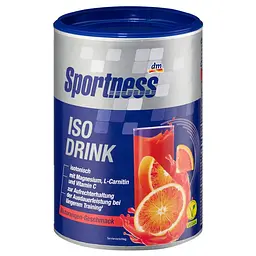 Ізотонічний напій у порошку Sportness Iso Drink червоний апельсин, 750 г