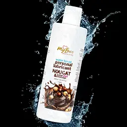 Универсальный лубрикант и массажный гель MyLove Aroma Series Intim&Massage Nougat 300 мл - миниатюра 4