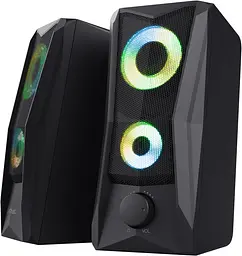 Акустична система Trust GXT 606 Javv 2.0, USB/AUX, RGB, чорний - мініатюра 4