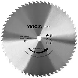 Диск пиляльний по дереву YATO 500x32x4.5 мм (YT-60871)