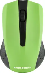 Мишка Modecom MC-WM9, бездротова, 2кн., 1200dpi, нано ресівер чорна-зелена (M-MC-0WM9-180)