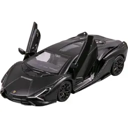 Машина Uni-Fortune LAMBORGHINI SIAN FKP 37 (матова) чорна (554983M) - мініатюра 2