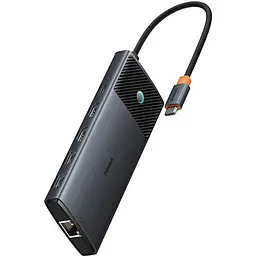 Хаб - мультипортовий адаптер Baseus Metal Gleam II 10-in-1 Usb-C B00061800123-00