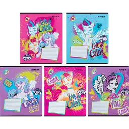 Зошит Kite My Little Pony 12 аркушів, лінія (LP24-234)