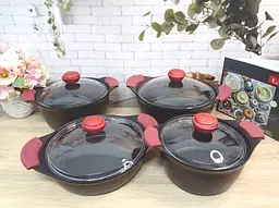 Набір посуду O.M.S. Collection 3006 Black 8 предметів - мініатюра 5