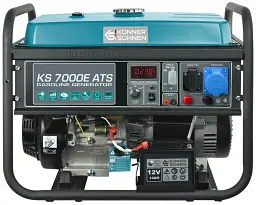 Генератор бензиновий Konner&Sohnen KS 7000E ATS, 230В, 5.5кВт, АВР(ATS), електростартер, 76.8кг