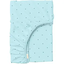 Простирадло Cosas на резинці 80х160 mini dots cs7, м'ята (DotsGreyMint_80x160x20)