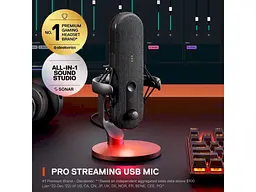 Мікрофон для ПК/ для стрімінгу, подкастів SteelSeries Alias (61601) - мініатюра 12
