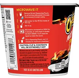 Макарони Cheetos Mac'N Cheese Pasta Flamin' Hot Flavor 4шт, 240г - мініатюра 6