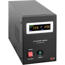 Джерело безперебійного живлення [ДБЖ] LogicPower B1500 + 2 x LPM-MG батарея 12V - 120Ah [19806] [110350] - мініатюра 3
