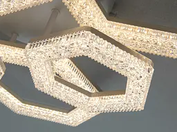 Стельовий LED-світильник Diasha 6653/3+3WH — 75 Вт, 62 см, пульт і диммер - мініатюра 6