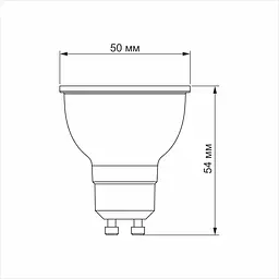 LED-лампа Videx MR16еD 6W GU10 4100K димована (27083-000) - мініатюра 3