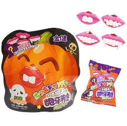 Цукерки-льодяники Halloween з полуничним смаком 100г