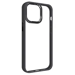 Чехол для Apple iPhone 14 Pro Max, UNIT2, черный, ударопрочный, прозрачный противоударный чехол-накладка из TPU и поликарбоната (PC), с защитными бортиками, защита всего корпуса от ударов и царапин, ArmorStandart (ARM69958)