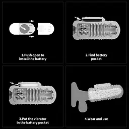 Мастурбатор Knights Ring Vibrating Dual Purpose Sleeve-Drip - мініатюра 3