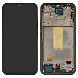 Дисплей Samsung A346 Galaxy A34 5G, чорний, з рамкою, Original (PRC)