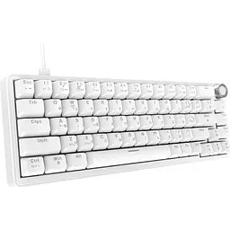 Клавіатура Ajazz AK690 Peach Mist Switch біла (AK690-PM-W) [175705] - мініатюра 3