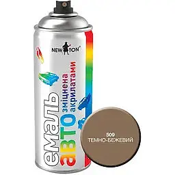 Фарба (емаль) аерозольна NEW TON 509 темно-бежевий 400 мл 000000527 - мініатюра 2