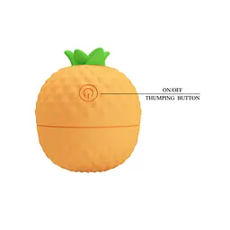 Кліторальний вібратор з пульсацією Pretty Love Pineapple Secret, помаранчевий PRETTY LOVE BI-300064-1 103513 - мініатюра 3
