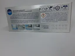 Універсальний порошок Wpro для чищення, видалення накипу пральних, посудомийних машин автомат 12 пакетів - мініатюра 3