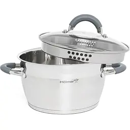 Каструля Holmer CR-16536-SSGD Chef Assistant з кришкою 3.4 л (CR-16536-SSGD Chef Assistant) - мініатюра 2