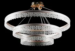 Люстра світлодіодна Splendid Ray L118/800+600+400/3 LED, 200W, золота, регульована, сучасний стиль