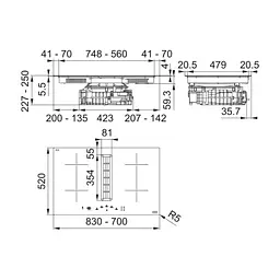 Варочна поверхня Franke Smart 2Gether FSM 7072 4RC HI (340.0731.892) - мініатюра 8