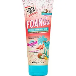 Цукровий скраб для тіла Dirty Works Foam At Last Coconut, 250 г