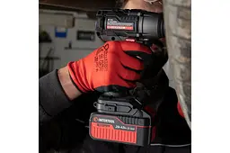 Рукавички робочі захисні Intertool нітрилові пористі 10" червоно-чорні (в упаковці 3 шт.) - мініатюра 3