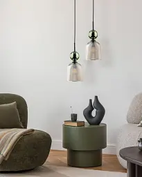 Підвісний світильник, люстра TK Lighting 11146 Sophia E14 1x10W IP20 зелений - мініатюра 2