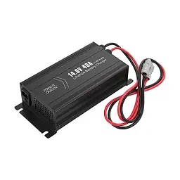 Зарядний пристрій для акумуляторних батарей LiFePO4 14.6V/40A Power Queen P12V40A-BCHA-Y (44-00529) - мініатюра 3