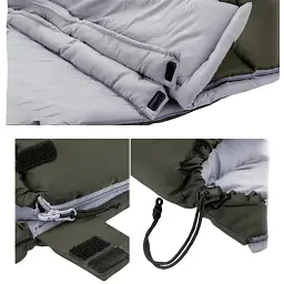 Спальний мішок Naturehike U350S L NH20MSD07 dark green - мініатюра 4