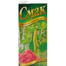 Сік Смак Березово-малиновий з цукром 1 л - мініатюра 2