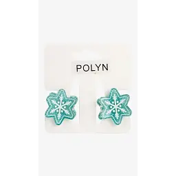 Заколка-краб для дівчинки Polin 3693-16 2 шт Бірюзовий