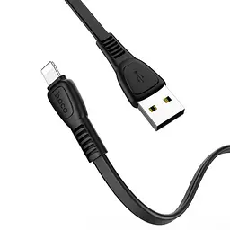 Кабель Hoco U76 Pisces Cable USB to Type-C 3A 1,2m Black